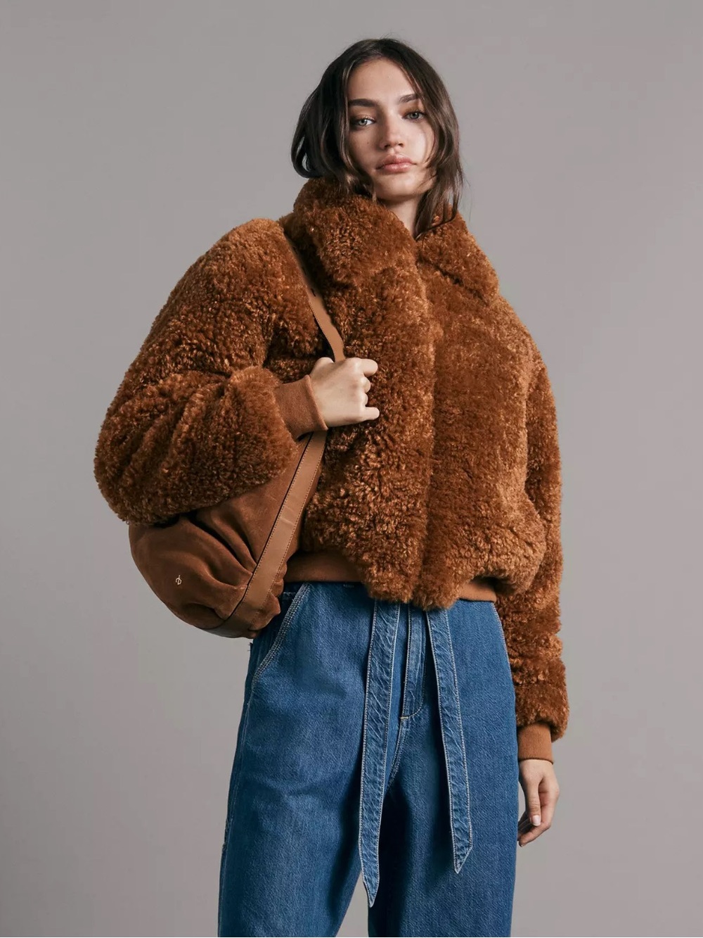 Rag & Bone Nikki Faux Fur Jacket XS XSmall